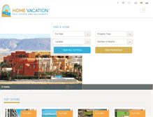Tablet Screenshot of home-vacation.com